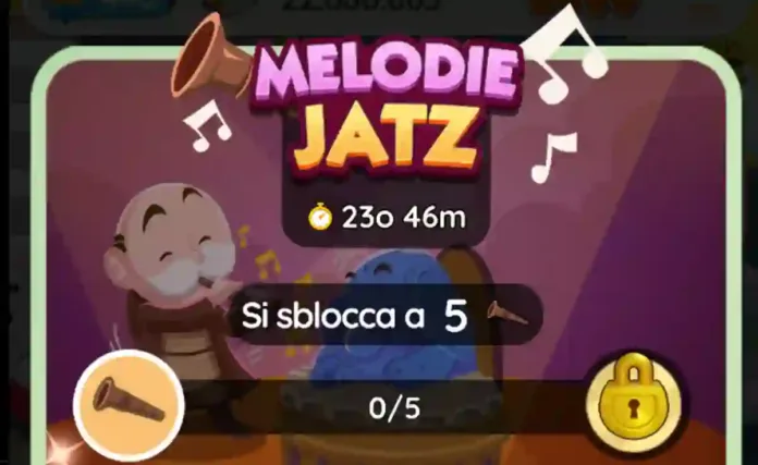 Evento Melodie Jatz Monopoly Go (Elenco dei Premi)